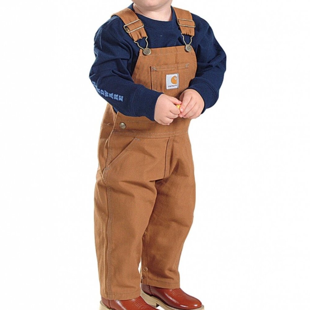 [Carhartt] Baby Canvas Bib Overalls 18 months